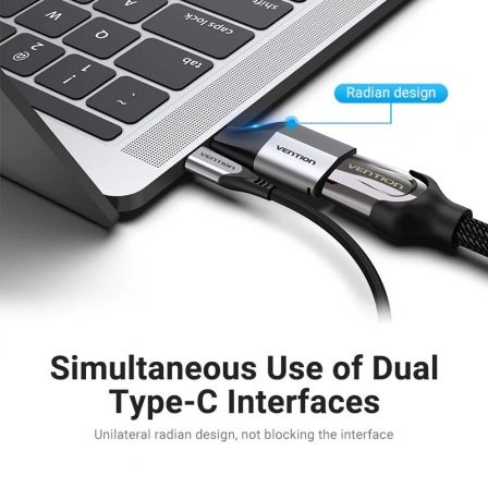 Adaptador USB Tipo-C Vention TCAH0/ USB Tipo-C Macho - HDMI Hembra Adaptador USB Tipo-C Vention TCAH0/ USB Tipo-C Macho - HDMI Hembra
