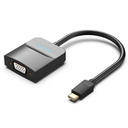 Adaptador USB Tipo-C Vention TDDBB/ USB Tipo-C Macho - VGA Hembra Adaptador USB Tipo-C Vention TDDBB/ USB Tipo-C Macho - VGA Hembra