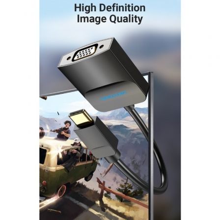 Adaptador USB Tipo-C Vention TDDBB/ USB Tipo-C Macho - VGA Hembra Adaptador USB Tipo-C Vention TDDBB/ USB Tipo-C Macho - VGA Hembra