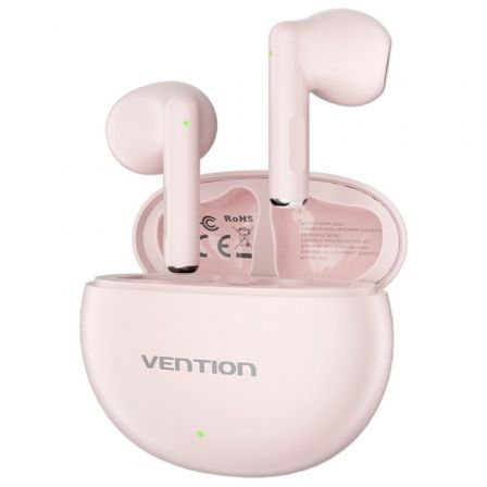 Auriculares Bluetooth Vention ELF 06 NBKP0 con estuche de carga/ Autonomía 6h/ Rosas Auriculares Bluetooth Vention ELF 06 NBKP0 con estuche de carga/ Autonomía 6h/ Rosas