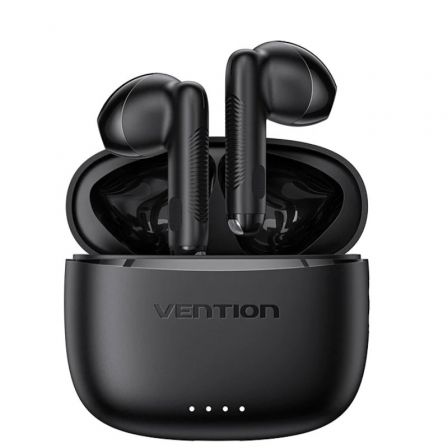 Auriculares Bluetooth Vention ELF E03 NBHB0 con estuche de carga/ Autonomía 6h/ Negros Auriculares Bluetooth Vention ELF E03 NBHB0 con estuche de carga/ Autonomía 6h/ Negros