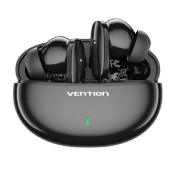 Auriculares Bluetooth Vention NBFB0 con estuche de carga/ Autonomía 7h/ Negros Auriculares Bluetooth Vention NBFB0 con estuche de carga/ Autonomía 7h/ Negros