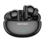 Auriculares Bluetooth Vention NBFB0 con estuche de carga/ Autonomía 7h/ Negros