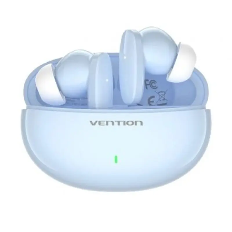 Auriculares Bluetooth Vention NBFS0 con estuche de carga/ Autonomía 7h/ Azules Auriculares Bluetooth Vention NBFS0 con estuche de carga/ Autonomía 7h/ Azules