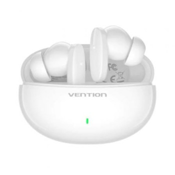 Auriculares Bluetooth Vention NBFW0 con estuche de carga/ Autonomía 7h/ Blancos Auriculares Bluetooth Vention NBFW0 con estuche de carga/ Autonomía 7h/ Blancos