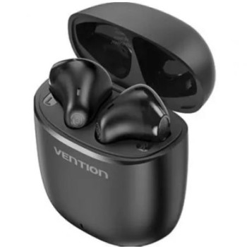 Auriculares Bluetooth Vention NBGB0 con estuche de carga/ Autonomía 7h/ Negros Auriculares Bluetooth Vention NBGB0 con estuche de carga/ Autonomía 7h/ Negros