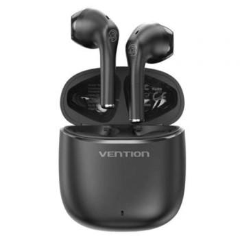Auriculares Bluetooth Vention NBGB0 con estuche de carga/ Autonomía 7h/ Negros Auriculares Bluetooth Vention NBGB0 con estuche de carga/ Autonomía 7h/ Negros