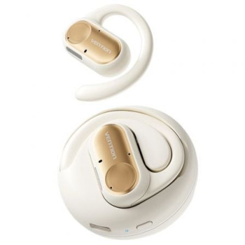 Auriculares Deportivos Bluetooth Vention Open Ear OpenBeat O11 NBPN0 con estuche de carga/ Beige Auriculares Deportivos Bluetooth Vention Open Ear OpenBeat O11 NBPN0 con estuche de carga/ Beige