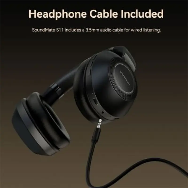 Auriculares Inalámbricos Vention SoundMate S11 NBBB0/ con Micrófono/ Bluetooth/ Negros Auriculares Inalámbricos Vention SoundMate S11 NBBB0/ con Micrófono/ Bluetooth/ Negros