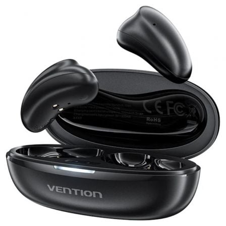 Auriculares Bluetooth Vention Tiny T11 NBJB0 con estuche de carga/ Autonomía 8h/ Negros Auriculares Bluetooth Vention Tiny T11 NBJB0 con estuche de carga/ Autonomía 8h/ Negros