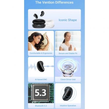 Auriculares Bluetooth Vention Tiny T11 NBJB0 con estuche de carga/ Autonomía 8h/ Negros Auriculares Bluetooth Vention Tiny T11 NBJB0 con estuche de carga/ Autonomía 8h/ Negros