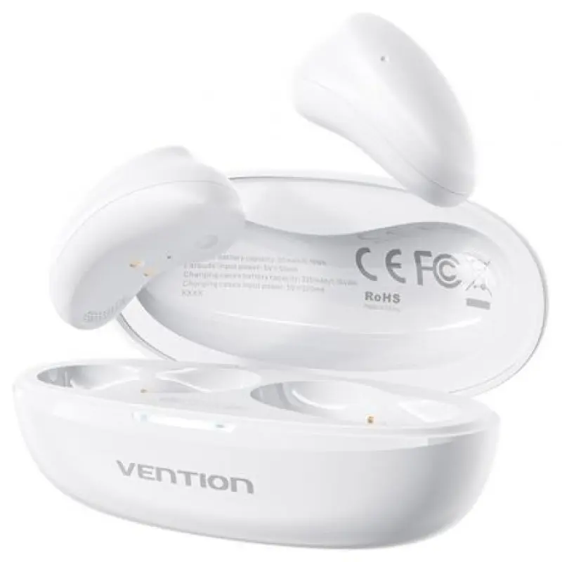 Auriculares Bluetooth Vention Tiny T11 NBJW0 con estuche de carga/ Autonomía 8h/ Blancos Auriculares Bluetooth Vention Tiny T11 NBJW0 con estuche de carga/ Autonomía 8h/ Blancos