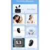 Auriculares Bluetooth Vention Tiny T11 NBJW0 con estuche de carga/ Autonomía 8h/ Blancos Auriculares Bluetooth Vention Tiny T11 NBJW0 con estuche de carga/ Autonomía 8h/ Blancos