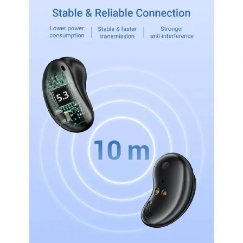 Auriculares Bluetooth Vention Tiny T11 NBJW0 con estuche de carga/ Autonomía 8h/ Blancos Auriculares Bluetooth Vention Tiny T11 NBJW0 con estuche de carga/ Autonomía 8h/ Blancos