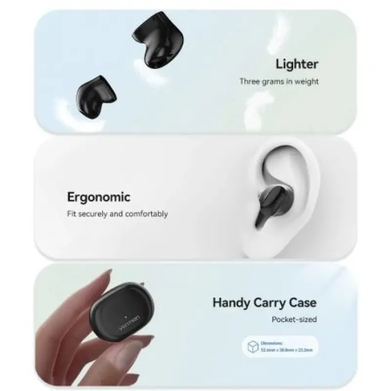 Auriculares Bluetooth Vention Tiny T12 NBLW0 con estuche de carga/ Autonomía 6h/ Blancos Auriculares Bluetooth Vention Tiny T12 NBLW0 con estuche de carga/ Autonomía 6h/ Blancos