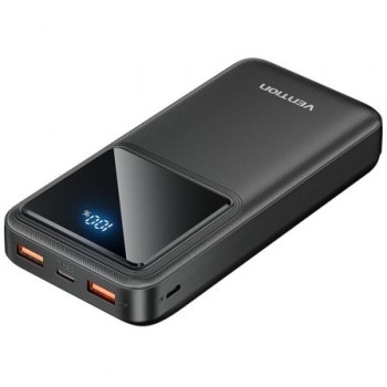 Powerbank 20000mAh Vention FHLB0/ 22.5W/ Negra Powerbank 20000mAh Vention FHLB0/ 22.5W/ Negra
