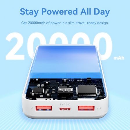 Powerbank 20000mAh Vention FHLB0/ 22.5W/ Negra Powerbank 20000mAh Vention FHLB0/ 22.5W/ Negra