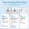 Powerbank 30000mAh Vention FHMW0/ 22.5W/ Blanca Powerbank 30000mAh Vention FHMW0/ 22.5W/ Blanca