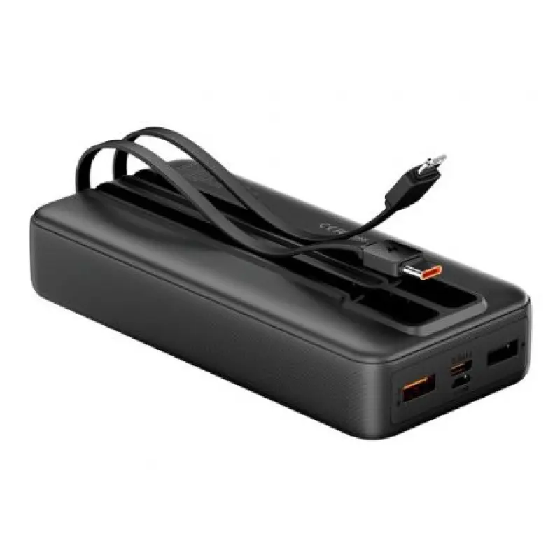 Powerbank 20000mAh Vention FHPB0/ 22.5W/ Negra/ Incluye Cable USB TIpo-C y Lightning Powerbank 20000mAh Vention FHPB0/ 22.5W/ Negra/ Incluye Cable USB TIpo-C y Lightning
