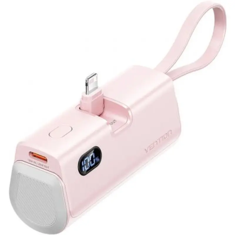 Powerbank 4.800mAh Vention FHRP0/ 22.5W/ Rosa Powerbank 4.800mAh Vention FHRP0/ 22.5W/ Rosa