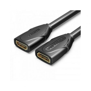 Cable Alargador HDMI Vention AAXBD/ HDMI Hembra - HDMI Hembra/ 50cm/ Negro Cable Alargador HDMI Vention AAXBD/ HDMI Hembra - HDMI Hembra/ 50cm/ Negro