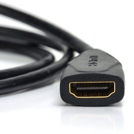 Cable Alargador Micro HDMI 4K Vention ABBBF/ Micro HDMI Macho - HDMI Hembra/ 1m/ Negro Cable Alargador Micro HDMI 4K Vention ABBBF/ Micro HDMI Macho - HDMI Hembra/ 1m/ Negro