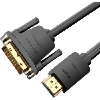 Cable Conversor Vention ABFBH/ DVI Macho - HDMI Macho/ 2m/ Negro Cable Conversor Vention ABFBH/ DVI Macho - HDMI Macho/ 2m/ Negro