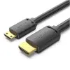 Cable HDMI 4K Vention AGHBF/ HDMI Macho - Mini HDMI Macho/ 1m/ Negro Cable HDMI 4K Vention AGHBF/ HDMI Macho - Mini HDMI Macho/ 1m/ Negro