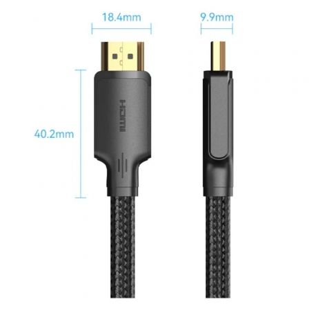 Cable HDMI 2.0 4K Vention ALLBD/ HDMI Macho - HDMI Macho/ 50cm/ Negro Cable HDMI 2.0 4K Vention ALLBD/ HDMI Macho - HDMI Macho/ 50cm/ Negro