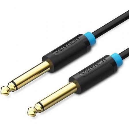 Cable Mono Vention BAABD/ Jack 6.5 Macho - Jack 6.5 Macho/ 50cm/ Negro Cable Mono Vention BAABD/ Jack 6.5 Macho - Jack 6.5 Macho/ 50cm/ Negro