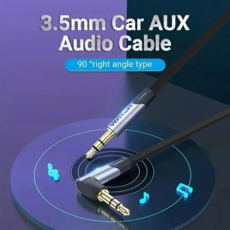 Cable Estéreo Vention BANHH/ Jack 3.5 Macho - Jack 3.5 Macho/ 2m/ Gris Cable Estéreo Vention BANHH/ Jack 3.5 Macho - Jack 3.5 Macho/ 2m/ Gris
