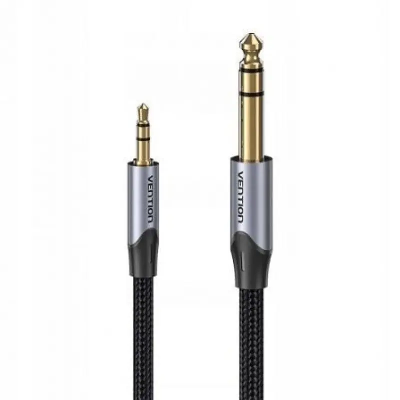 Cable Estéreo Vention BAUHG/ Jack 3.5 Macho - Jack 6.3 Macho/ 1.5m/ Gris Cable Estéreo Vention BAUHG/ Jack 3.5 Macho - Jack 6.3 Macho/ 1.5m/ Gris