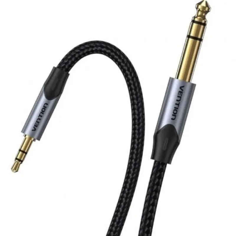 Cable Estéreo Vention BAUHG/ Jack 3.5 Macho - Jack 6.3 Macho/ 1.5m/ Gris Cable Estéreo Vention BAUHG/ Jack 3.5 Macho - Jack 6.3 Macho/ 1.5m/ Gris
