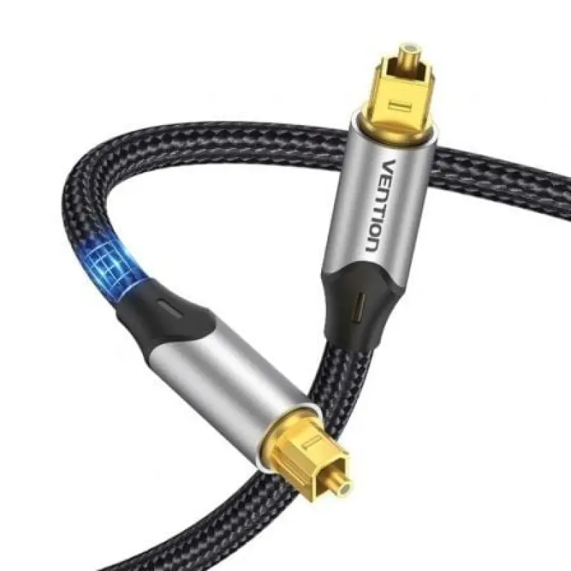 Cable de Audio de Fibra óptica Vention BAVHG/ 1.5m/ Gris Cable de Audio de Fibra óptica Vention BAVHG/ 1.5m/ Gris
