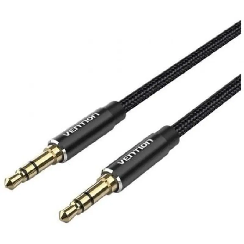 Cable Estéreo Vention BAWBF/ Jack 3.5 Macho - Jack 3.5 Macho/ 1m/ Negro Cable Estéreo Vention BAWBF/ Jack 3.5 Macho - Jack 3.5 Macho/ 1m/ Negro