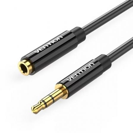 Cable Estéreo Vention BBZBD/ Jack 3.5 Macho - Jack 3.5 Hembra/ 50cm/ Negro Cable Estéreo Vention BBZBD/ Jack 3.5 Macho - Jack 3.5 Hembra/ 50cm/ Negro
