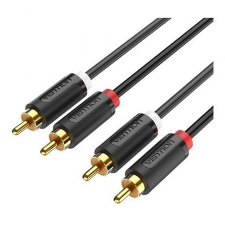 Cable Estéreo Vention BCMBF/ 2x RCA Macho - 2x RCA Macho/ 1m/ Negro Cable Estéreo Vention BCMBF/ 2x RCA Macho - 2x RCA Macho/ 1m/ Negro