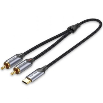 Cable Conversor Vention BGUHI/ 2x RCA Macho - USB Tipo-C Macho/ 3m/ Gris Cable Conversor Vention BGUHI/ 2x RCA Macho - USB Tipo-C Macho/ 3m/ Gris