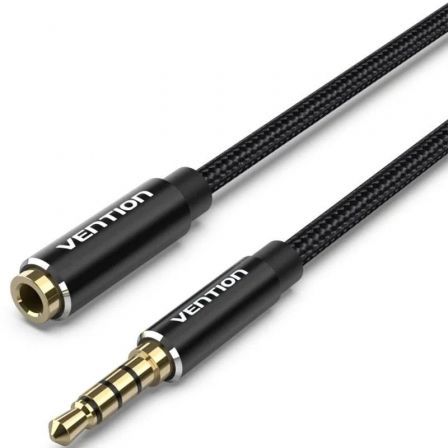 Cable Estéreo Vention BHCBD/ Jack 3.5 Macho - Jack 3.5 Hembra/ 50cm/ Negro Cable Estéreo Vention BHCBD/ Jack 3.5 Macho - Jack 3.5 Hembra/ 50cm/ Negro