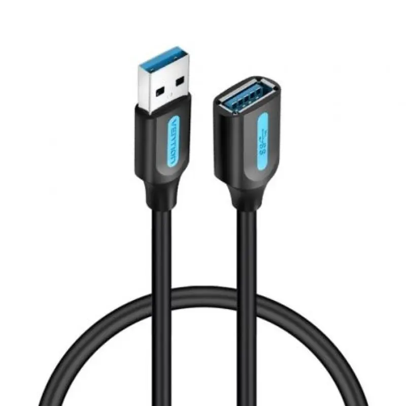 Cable Alargador USB 3.0 Vention CBHBG/ USB Macho - USB Hembra/ 5Gbps/ 1.5m/ Negro Cable Alargador USB 3.0 Vention CBHBG/ USB Macho - USB Hembra/ 5Gbps/ 1.5m/ Negro