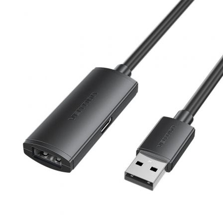 Cable Alargador USB 2.0 Vention CBKBL/ USB Macho - USB Hembra/ 480Mbps/ 10m/ Negro Cable Alargador USB 2.0 Vention CBKBL/ USB Macho - USB Hembra/ 480Mbps/ 10m/ Negro