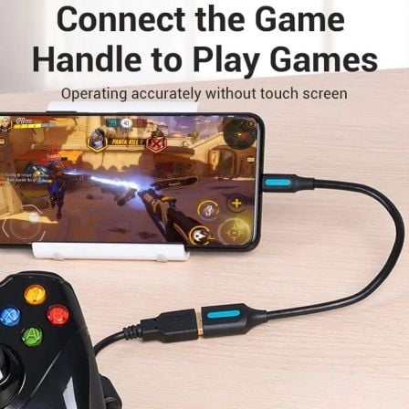 Cable USB 2.0 Vention CCUBB/ MicroUSB Macho - USB Hembra/ 480Mbps/ 15cm/ Negro Cable USB 2.0 Vention CCUBB/ MicroUSB Macho - USB Hembra/ 480Mbps/ 15cm/ Negro