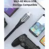 Cable USB 2.0 Vention COAHH/ microUSB Macho - USB Macho/ Hasta 60W/ 480Mbps/ 2m/ Gris Cable USB 2.0 Vention COAHH/ microUSB Macho - USB Macho/ Hasta 60W/ 480Mbps/ 2m/ Gris