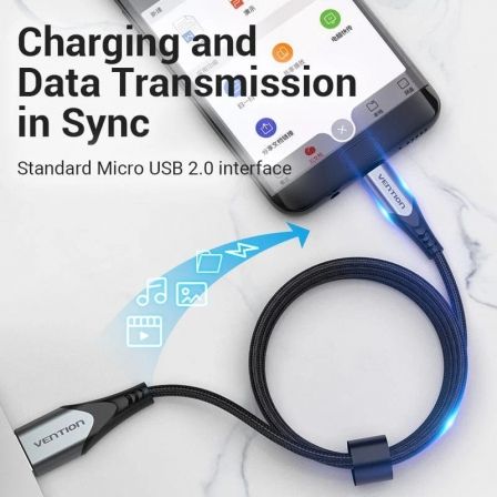 Cable USB 2.0 Vention COCHH/ microUSB Macho - USB Macho/ 480Mbps/ 2m/ Gris Cable USB 2.0 Vention COCHH/ microUSB Macho - USB Macho/ 480Mbps/ 2m/ Gris