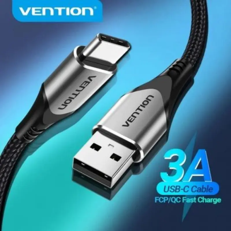 Cable USB 2.0 Tipo-C Vention CODHC/ USB Macho - USB Tipo-C Macho/ Hasta 60W/ 480Mbps/ 25cm/ Gris Cable USB 2.0 Tipo-C Vention CODHC/ USB Macho - USB Tipo-C Macho/ Hasta 60W/ 480Mbps/ 25cm/ Gris