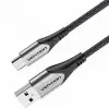 Cable USB 2.0 Tipo-C Vention CODHH/ USB Macho - USB Tipo-C Macho/ Hasta 60W/ 480Mbps/ 2m/ Gris Cable USB 2.0 Tipo-C Vention CODHH/ USB Macho - USB Tipo-C Macho/ Hasta 60W/ 480Mbps/ 2m/ Gris
