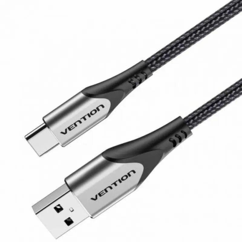 Cable USB 2.0 Tipo-C Vention CODHH/ USB Macho - USB Tipo-C Macho/ Hasta 60W/ 480Mbps/ 2m/ Gris Cable USB 2.0 Tipo-C Vention CODHH/ USB Macho - USB Tipo-C Macho/ Hasta 60W/ 480Mbps/ 2m/ Gris