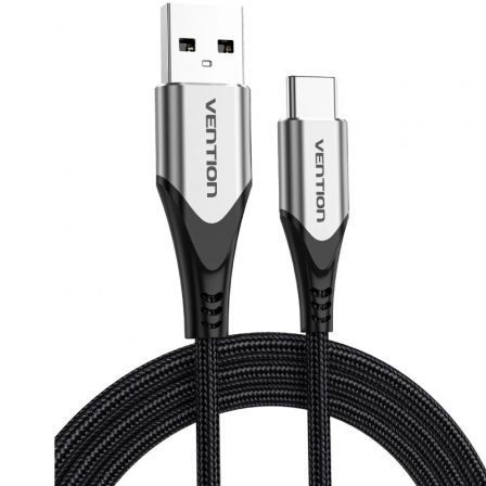Cable USB 2.0 Tipo-C Vention CODHH/ USB Macho - USB Tipo-C Macho/ Hasta 60W/ 480Mbps/ 2m/ Gris Cable USB 2.0 Tipo-C Vention CODHH/ USB Macho - USB Tipo-C Macho/ Hasta 60W/ 480Mbps/ 2m/ Gris
