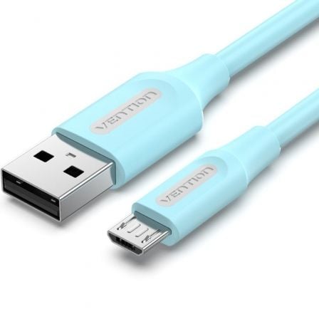 Cable USB 2.0 Vention COLSG/ USB Macho - MicroUSB Macho/ Hasta 60W/ 480Mbps/ 1.5m/ Azul Cable USB 2.0 Vention COLSG/ USB Macho - MicroUSB Macho/ Hasta 60W/ 480Mbps/ 1.5m/ Azul