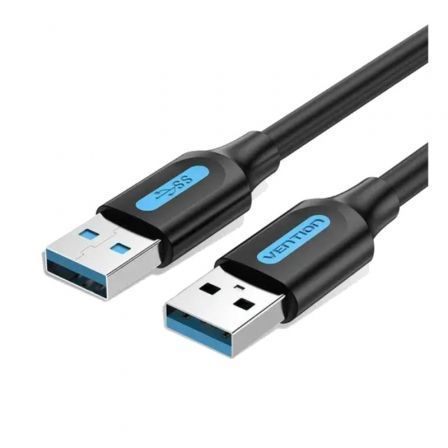 Cable USB 3.0 Vention CONBG/ USB Macho - USB Macho/ 5Gbps/ 1.5m/ Negro Cable USB 3.0 Vention CONBG/ USB Macho - USB Macho/ 5Gbps/ 1.5m/ Negro
